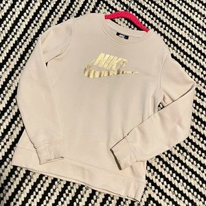 Girls Nike logo sweatshirt